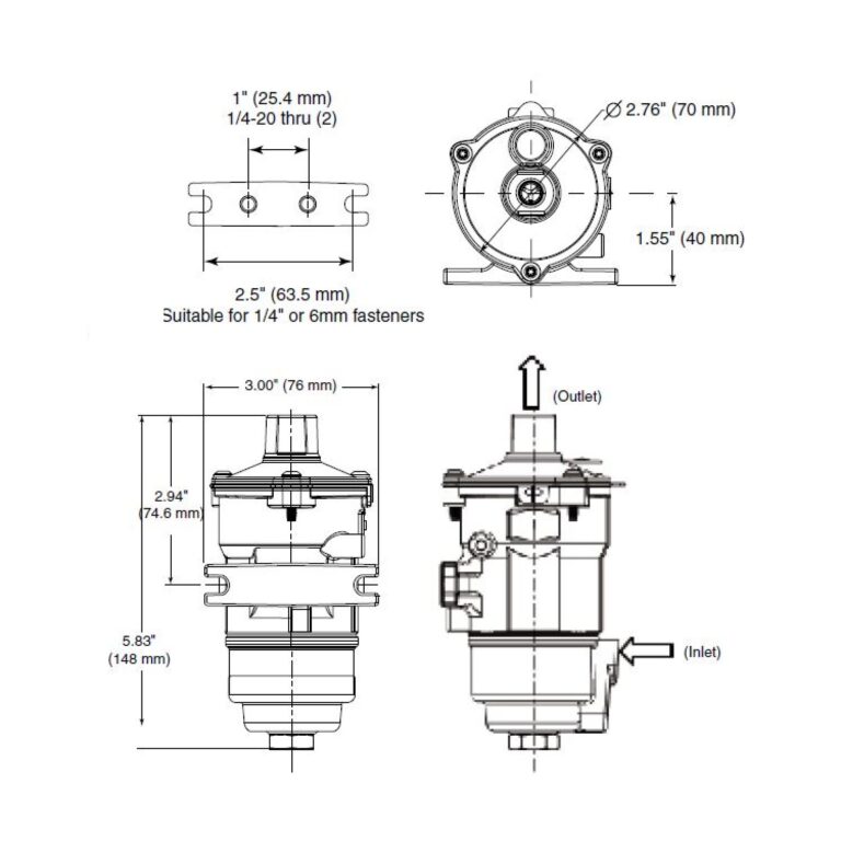 Electric Fuel Pump For Carbureted Engines Fuel Pump 82093 - Stewart Warner