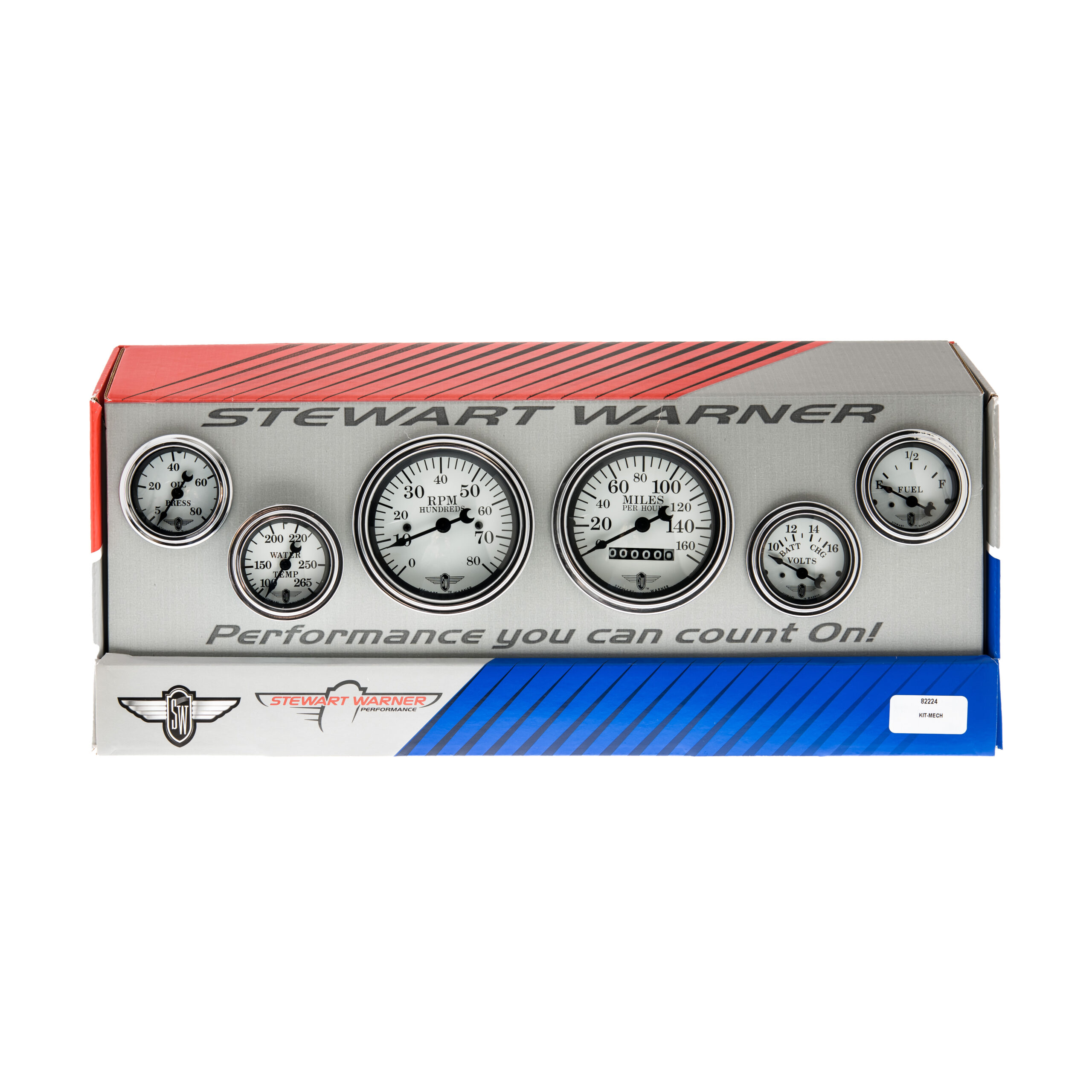 Wings™ Mechanical 6-Gauge Set 82224 - Stewart Warner